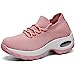 Sneaker slippers pink Mesh Shoes Thick Cushion white sneakers for women slip on leather